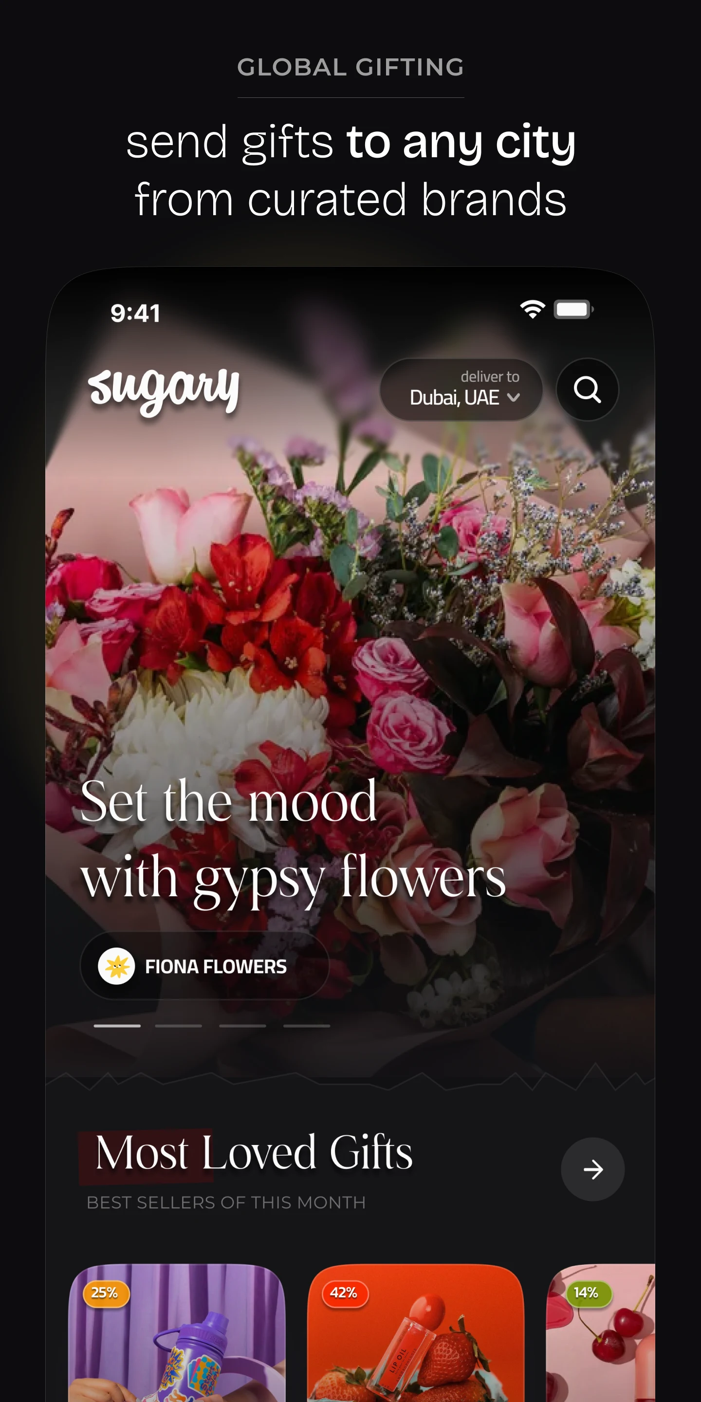 Sugary: Flower & Cake Delivery screenshot